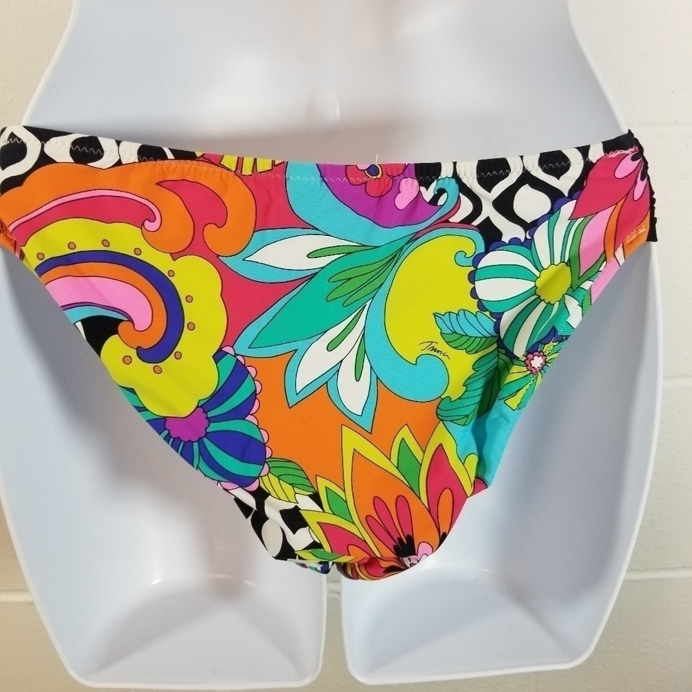 Trina Turk balboa neon floral bikini swim bottoms - Picture 9 of 12